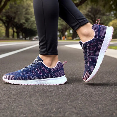 Orthopedic Walking Shoes for Women – Lightweight, Breathable, Arch Support Sneakers for All-Day Comfort
