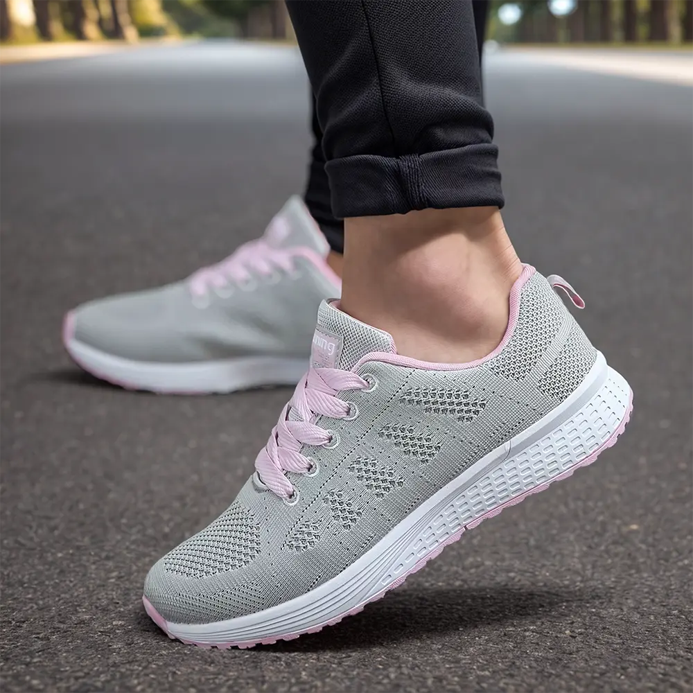 Orthopedic Walking Shoes for Women – Lightweight, Breathable, Arch Support Sneakers for All-Day Comfort