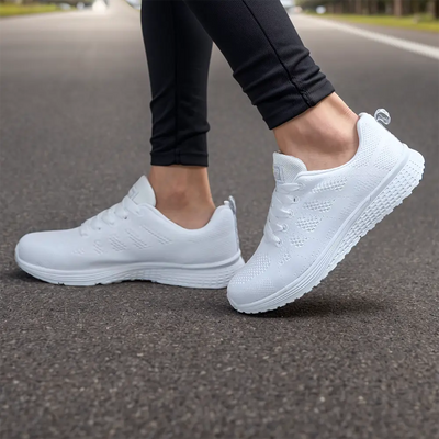 Orthopedic Walking Shoes for Women – Lightweight, Breathable, Arch Support Sneakers for All-Day Comfort