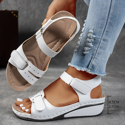 Women’s Orthopedic Comfort Sandals – Adjustable Straps, Cushioned Wide Fit Summer Shoes