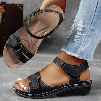 Women’s Orthopedic Comfort Sandals – Adjustable Straps, Cushioned Wide Fit Summer Shoes