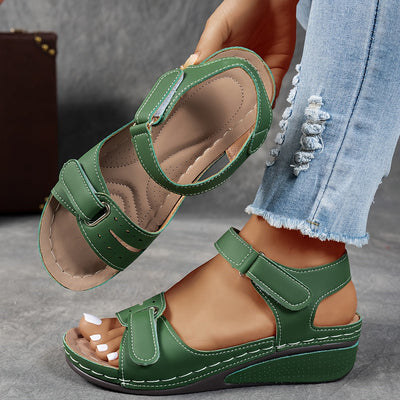 Women’s Orthopedic Comfort Sandals – Adjustable Straps, Cushioned Wide Fit Summer Shoes