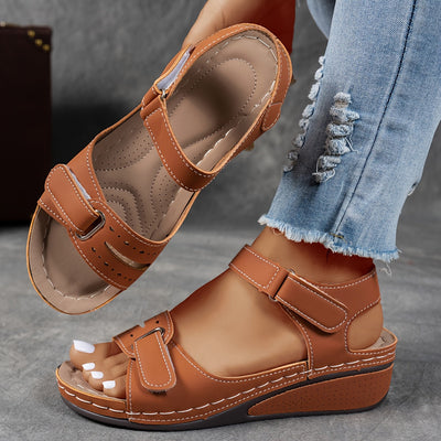 Women’s Orthopedic Comfort Sandals – Adjustable Straps, Cushioned Wide Fit Summer Shoes