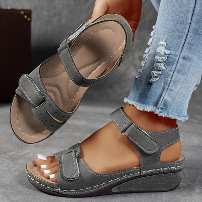 Women’s Orthopedic Comfort Sandals – Adjustable Straps, Cushioned Wide Fit Summer Shoes