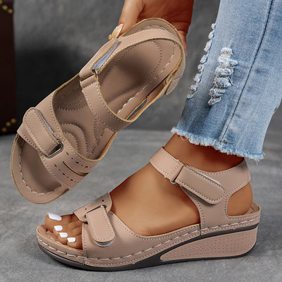 Women’s Orthopedic Comfort Sandals – Adjustable Straps, Cushioned Wide Fit Summer Shoes