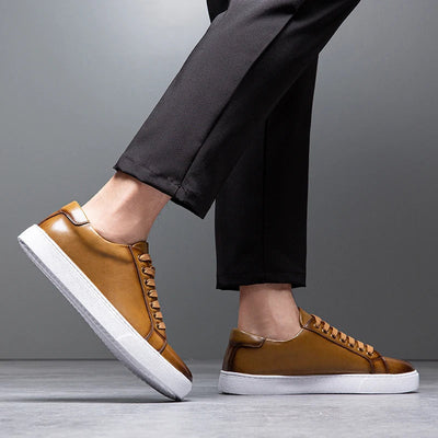 Men’s Comfortable Leather Sneakers