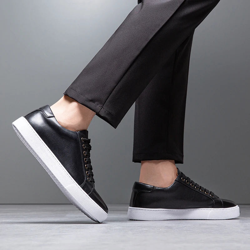 Men’s Comfortable Leather Sneakers