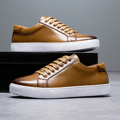 Men’s Comfortable Leather Sneakers