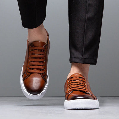 Men’s Comfortable Leather Sneakers