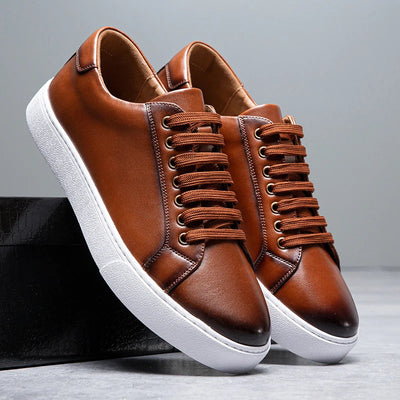 Men’s Comfortable Leather Sneakers