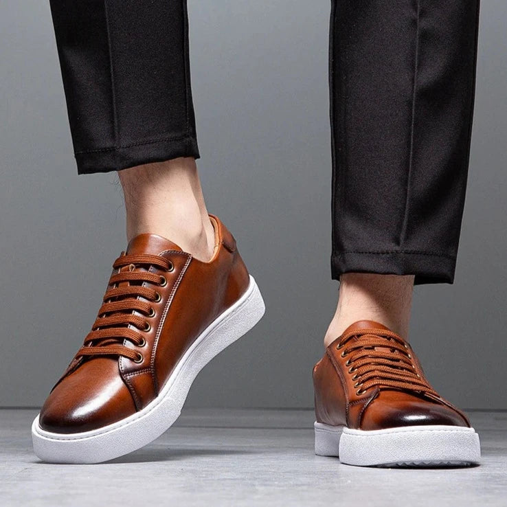 Men’s Comfortable Leather Sneakers