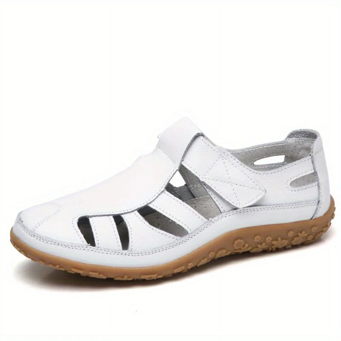 Airfleek Women’s Orthopedic Leather Shoes – Wide Toe Box & Wide Size Comfort Walking Shoes