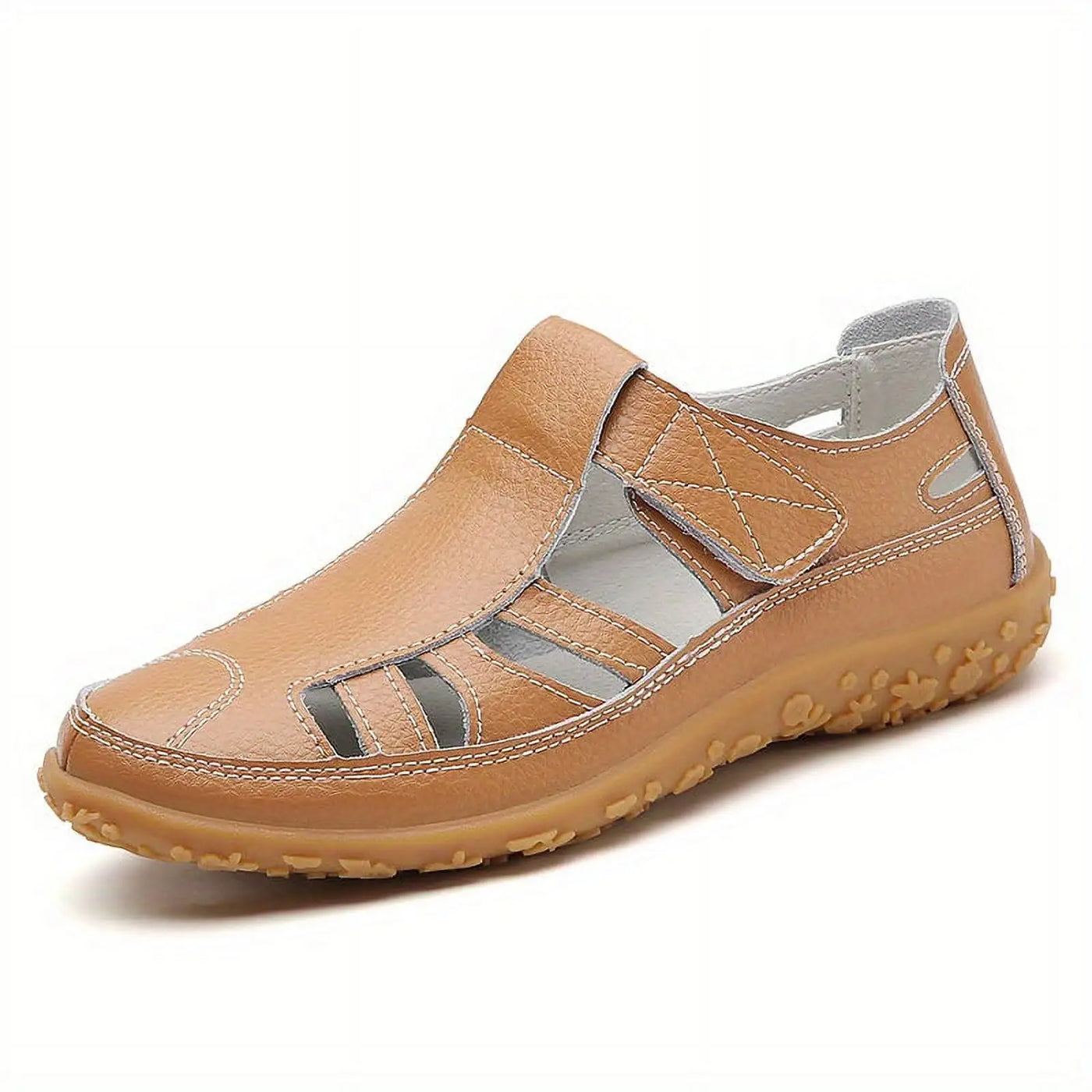 Airfleek Women’s Orthopedic Leather Shoes – Wide Toe Box & Wide Size Comfort Walking Shoes