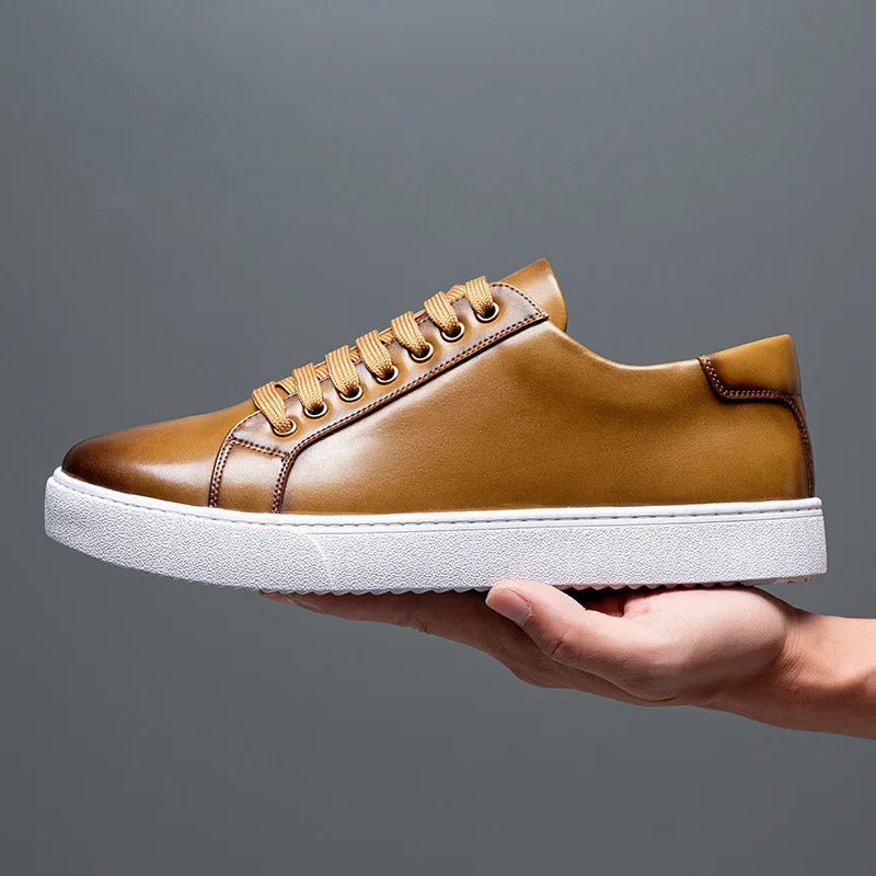 Men’s Comfortable Leather Sneakers