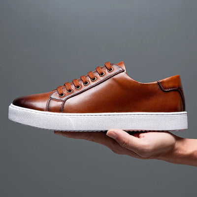 Men’s Comfortable Leather Sneakers