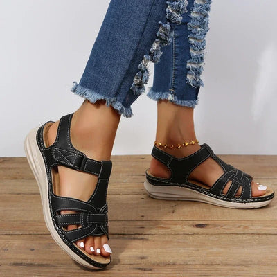 Women’s Orthopedic Walking Sandals – Arch Support, Cushioned Sole & Adjustable Straps